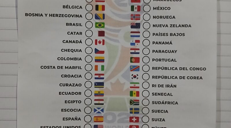 CONCURSO ESPECIAL MUNDIAL 2026